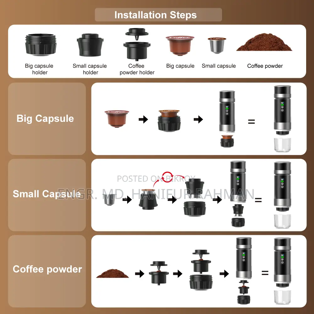 Portable Smart Coffee Maker