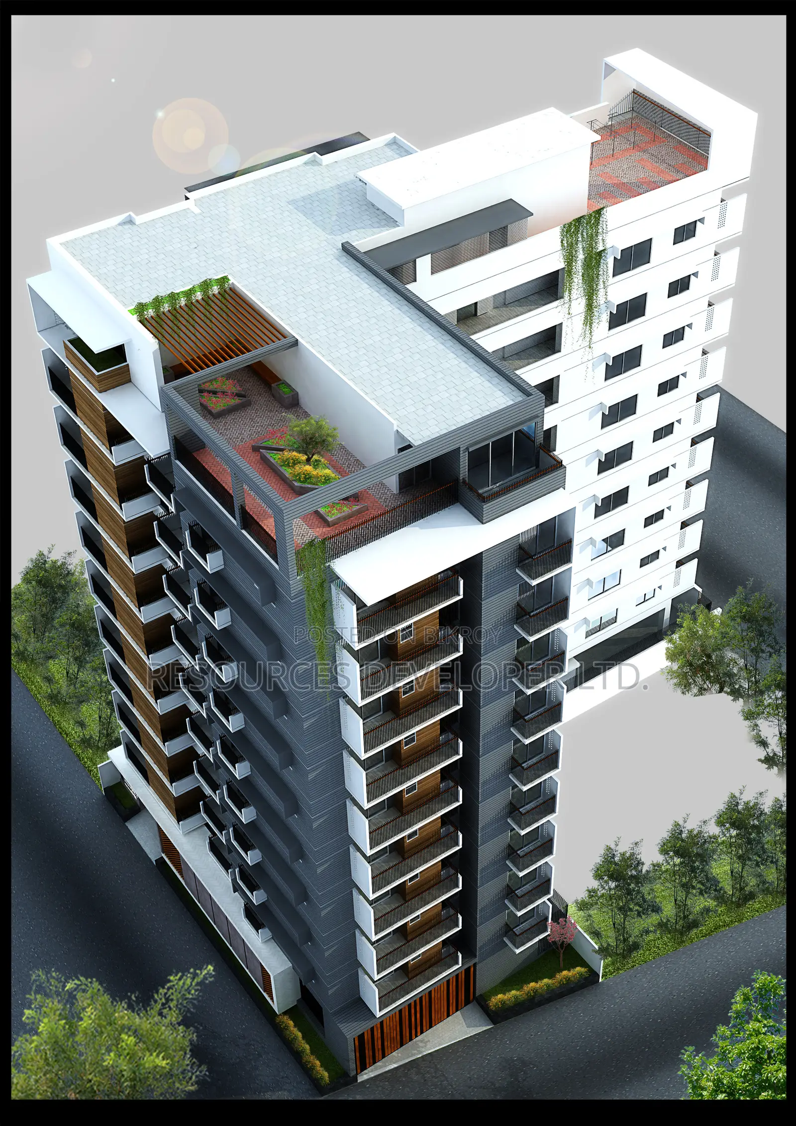 বনশ্রী, রামপুরা – ২১৫০ SFT কর্নার ফ্ল্যাট বিক্রয় (৪ বেড)