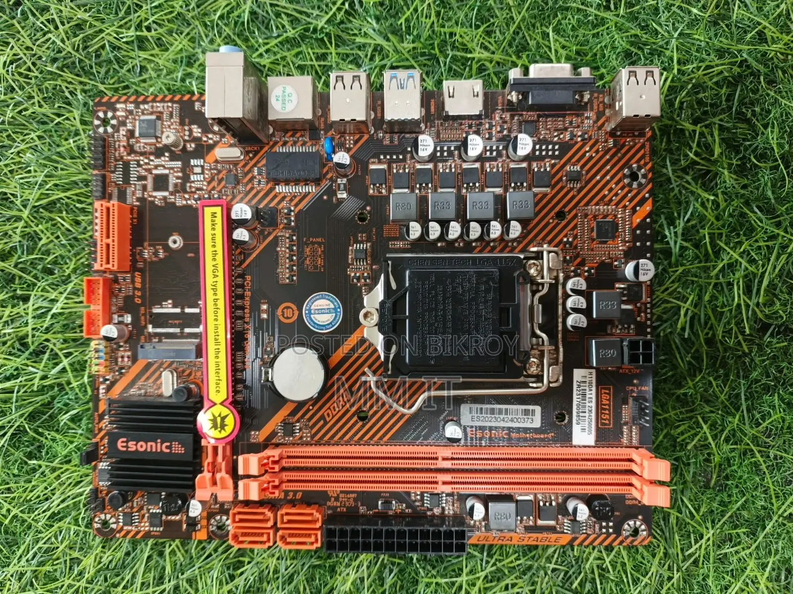 Esonic H-110DA Motherboard full fresh
