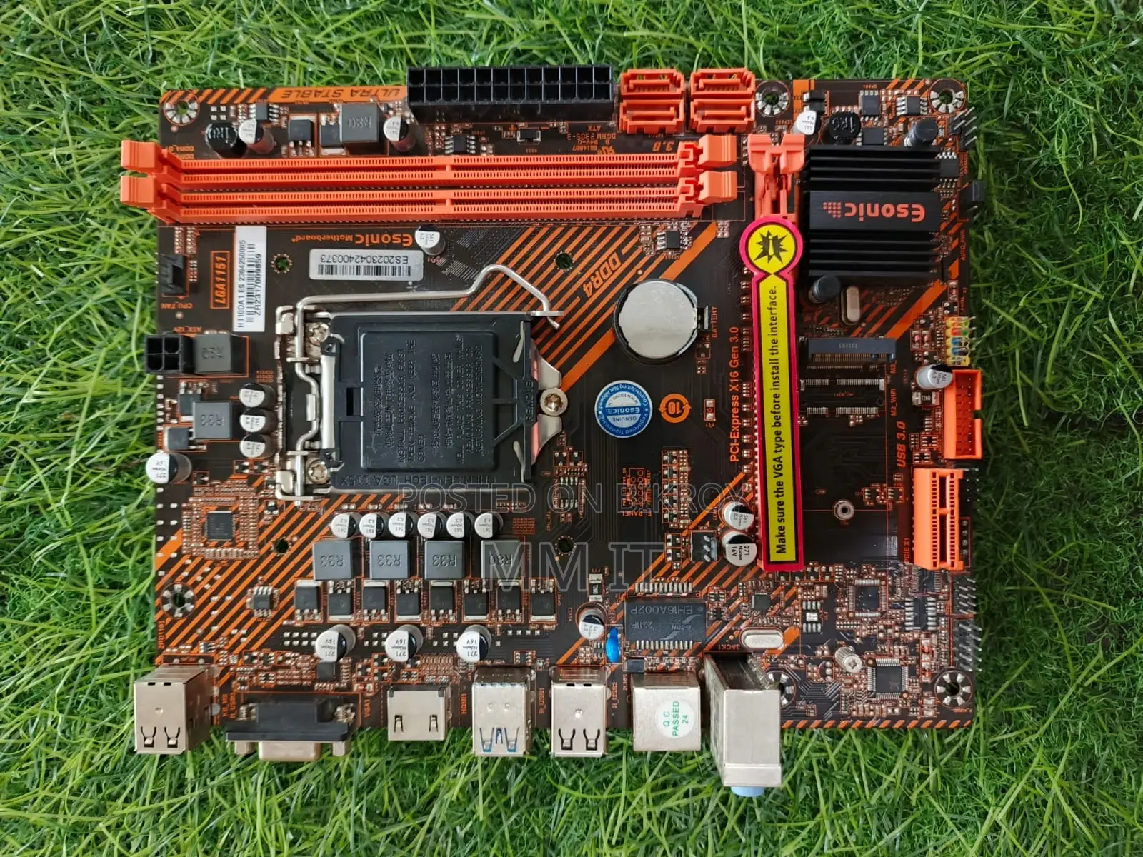 Esonic H-110DA Motherboard full fresh