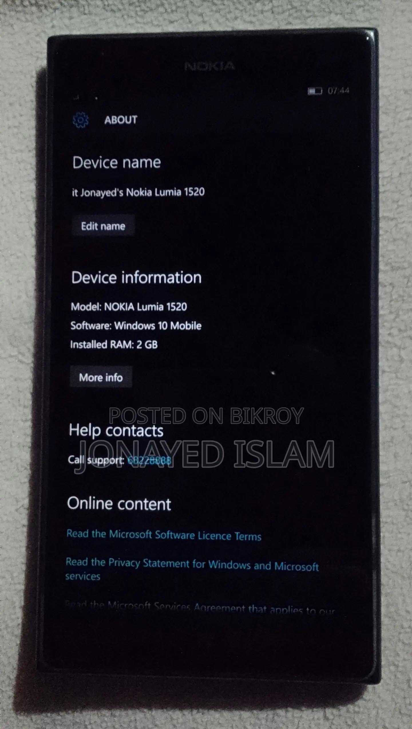 Nokia Lumia 1520 (Used)