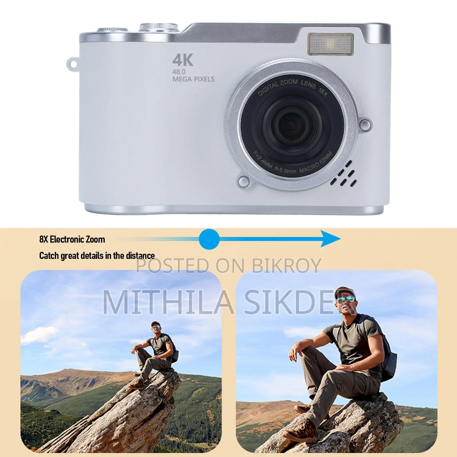 4k Flip Ccd Camera