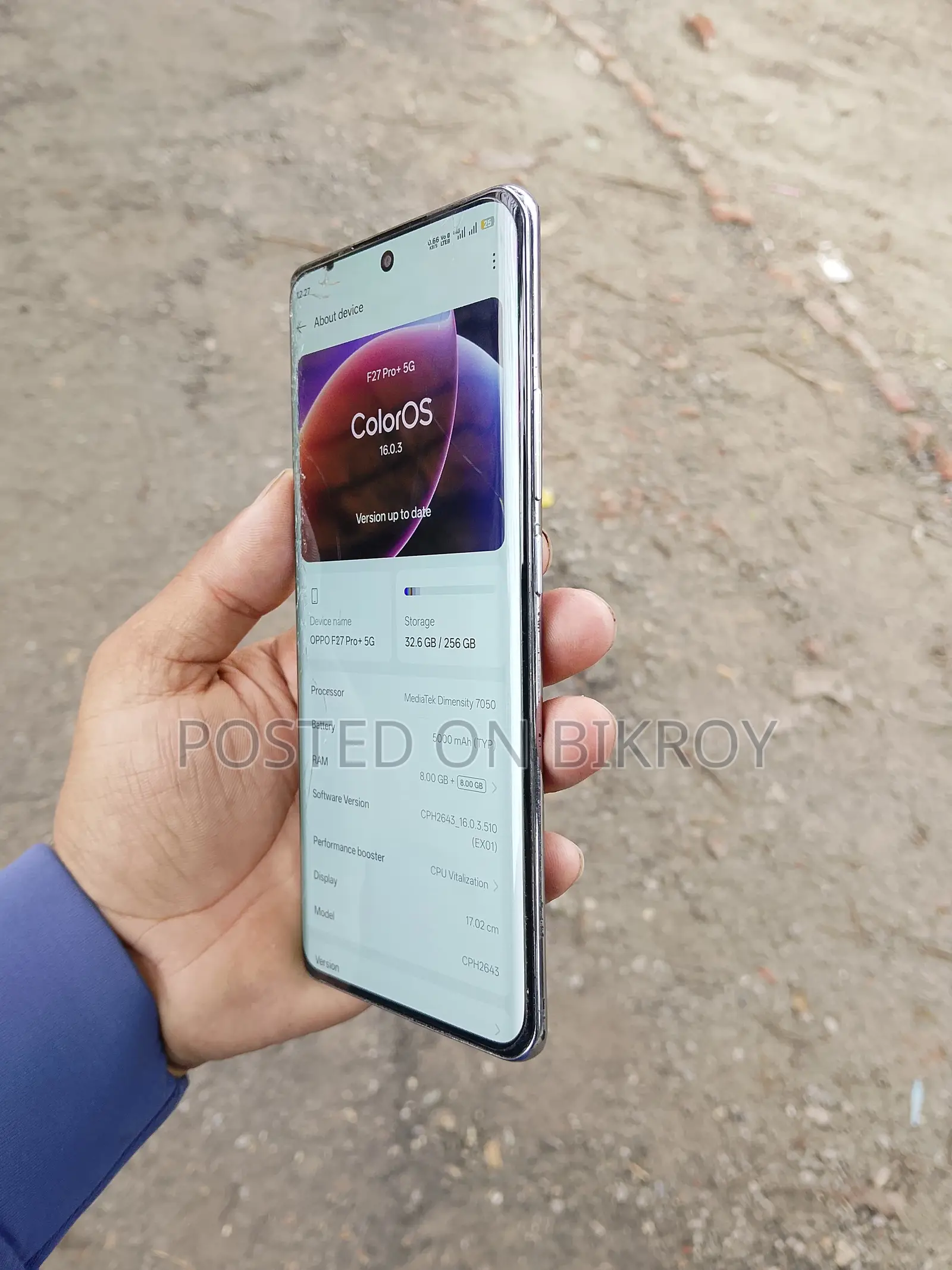 OPPO F27 Pro Plus 8+8/256 (Used)
