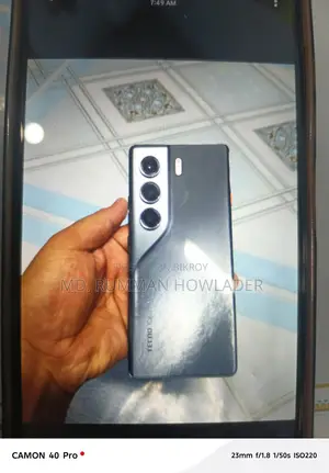 Tecno Camon 40 Pro . (Used)
