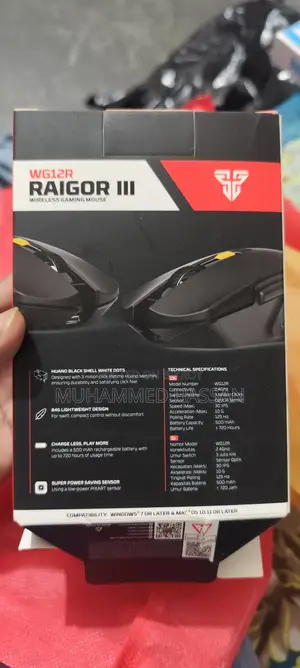Fantech Wireless Mouse with Rechargeable Battery