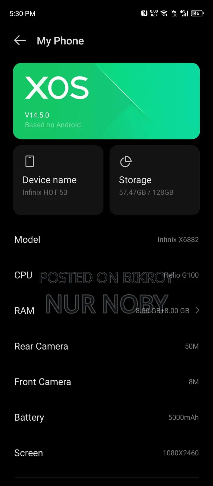 Infinix Hot 50 (Used)