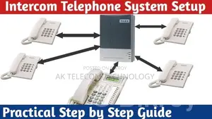 PABX System 08-Line & 08 Telephone Set Package
