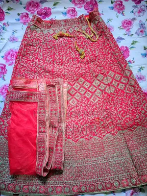 Customized Red Lehenga