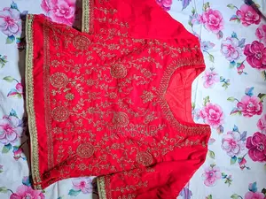 Customized Red Lehenga