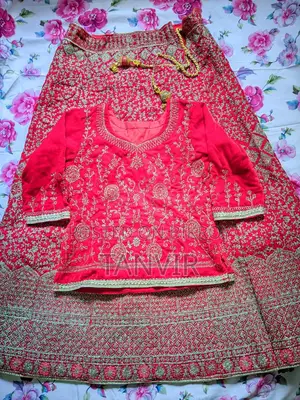 Customized Red Lehenga