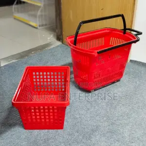 Plastic Trolley Super Shop With Wheel