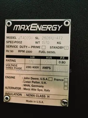 Generator for Sale
