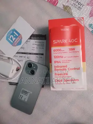 Tecno Spark 40 4+4 128 (Used)