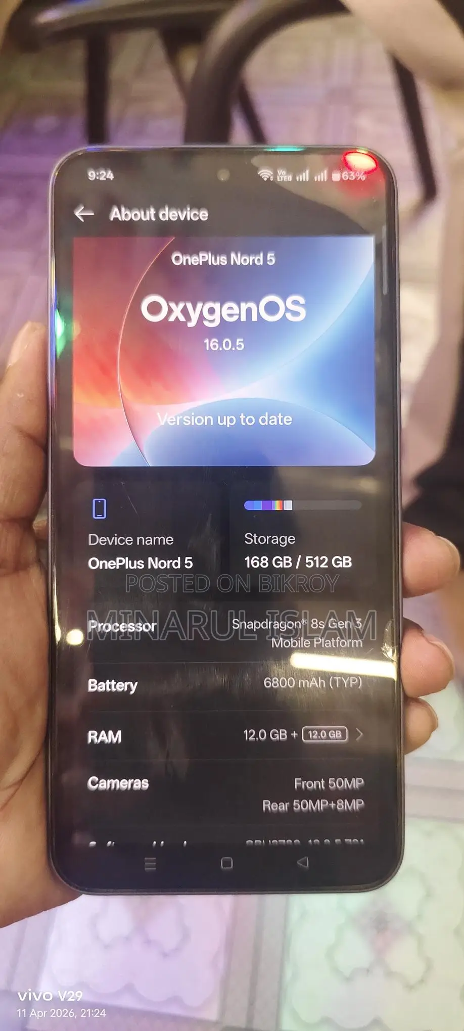 OnePlus Nord 5 5G 12/512 (Used)