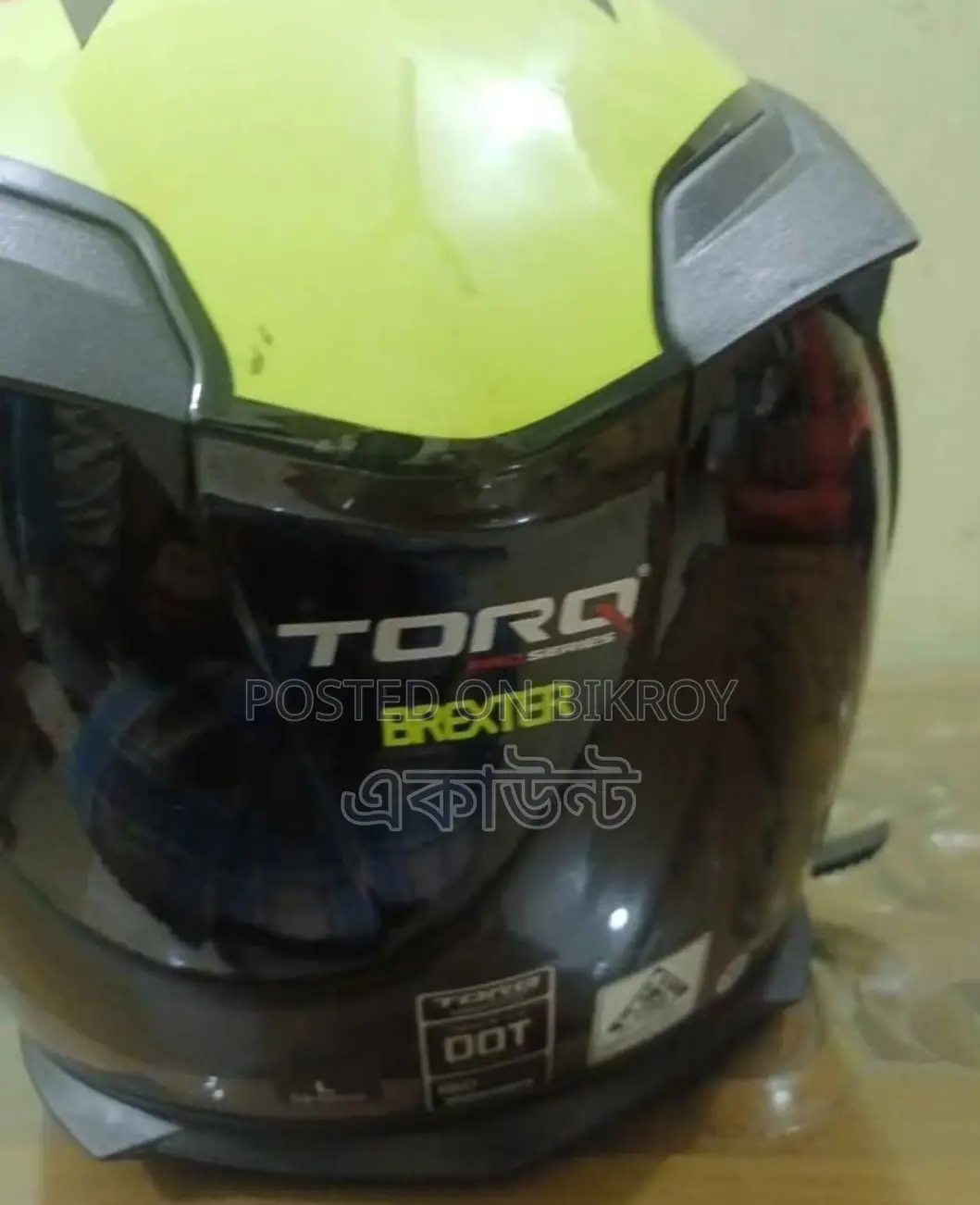 Torq brand helmet
