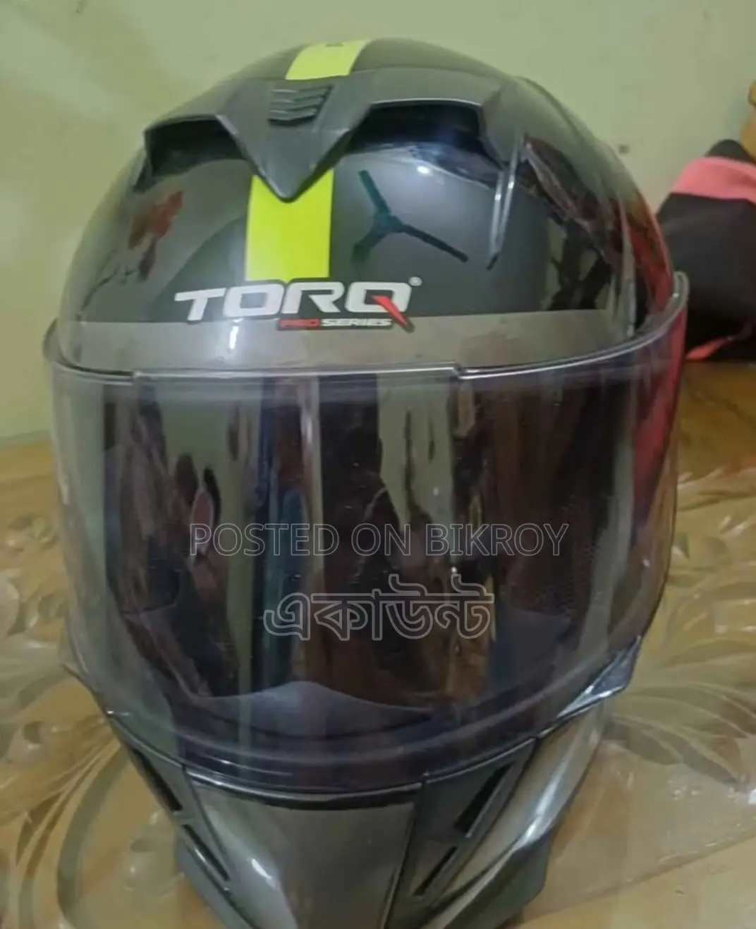 Torq brand helmet