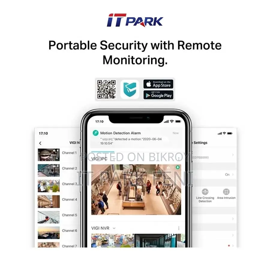 TP-Link VIGI C540-W (4mm) (4.0MP) Full-Color Outdoor Wi-Fi Dome IP Camera