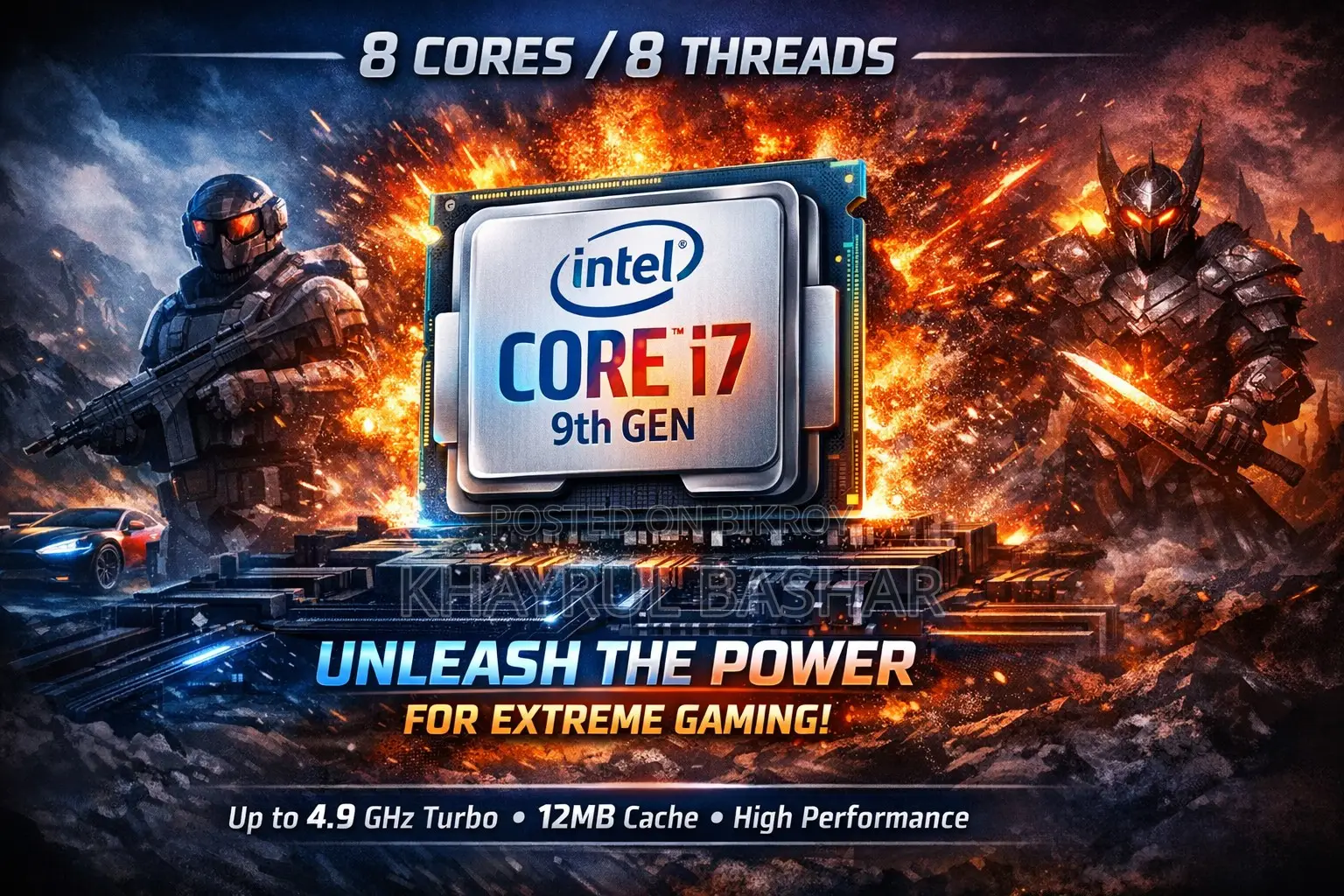 Motherboard Processor RAM Combo 9th Gen
