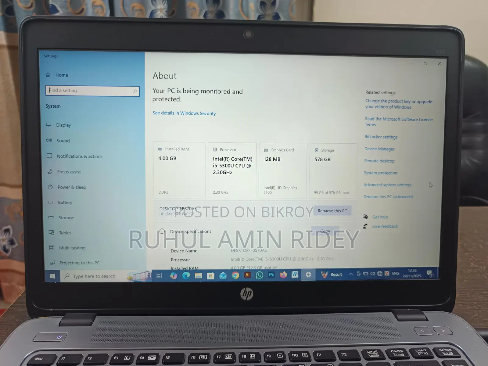 Hp Elite Book 840