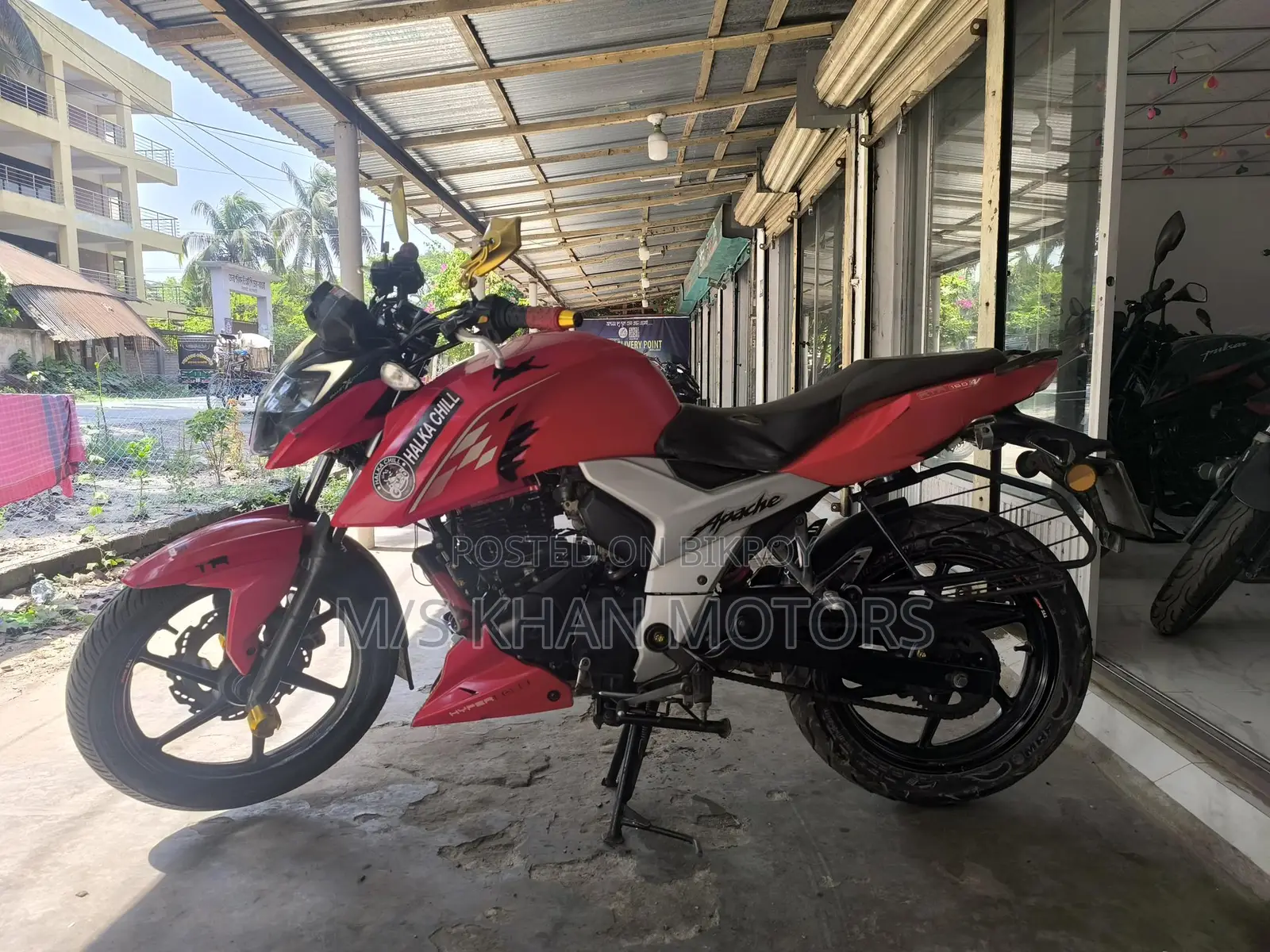 TVS Apache RTR 4v x connect 2021