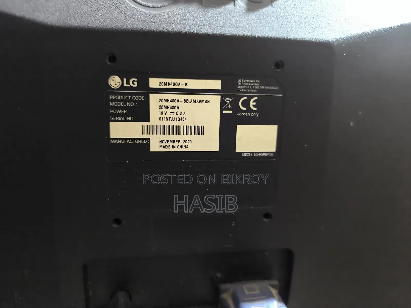 LG 19.5" FHD Monitor for Sale
