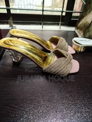 White Slides Brand: Nilkuti Color: With Silver