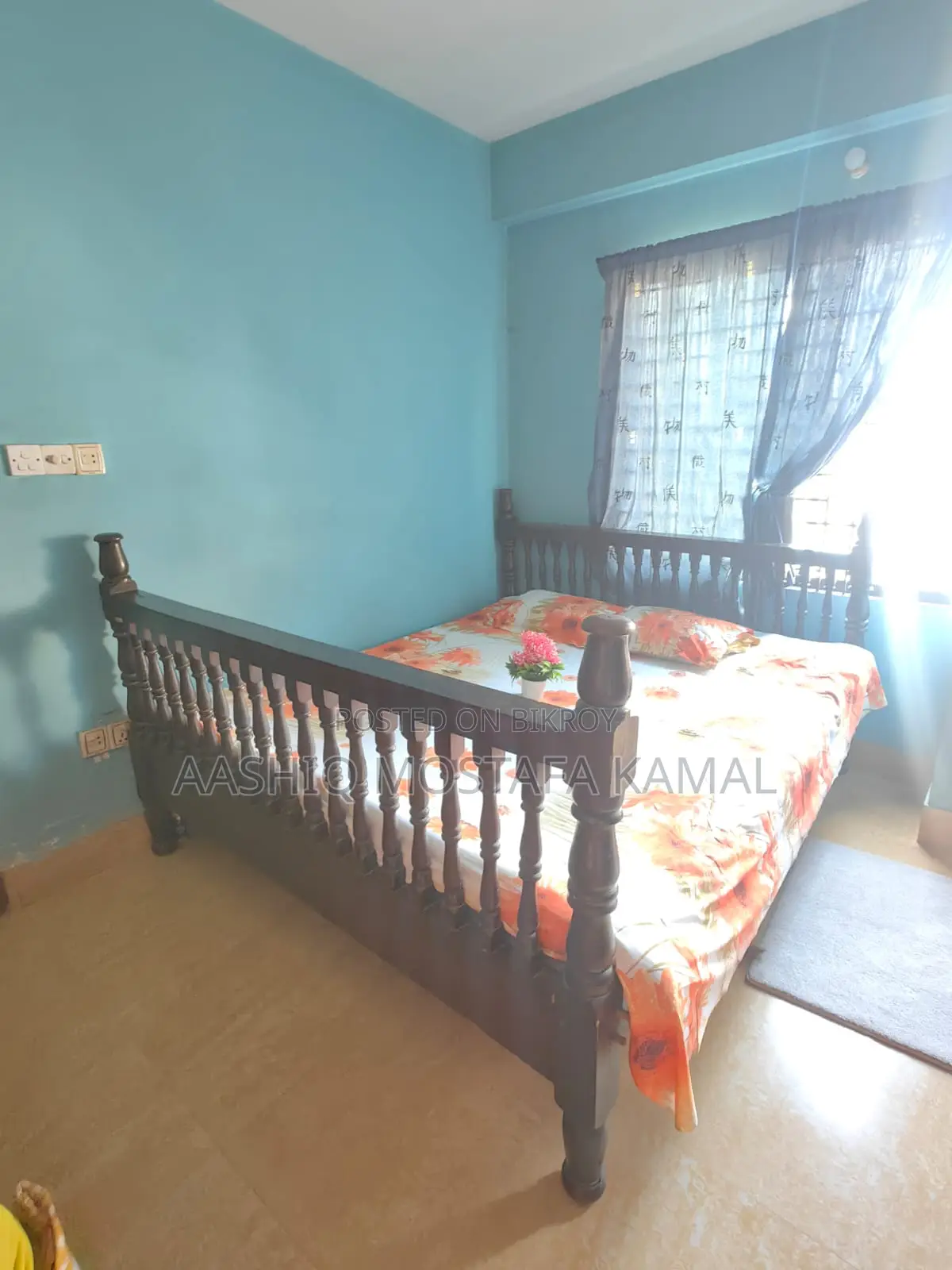 Teak Wood Bed 6'/7'