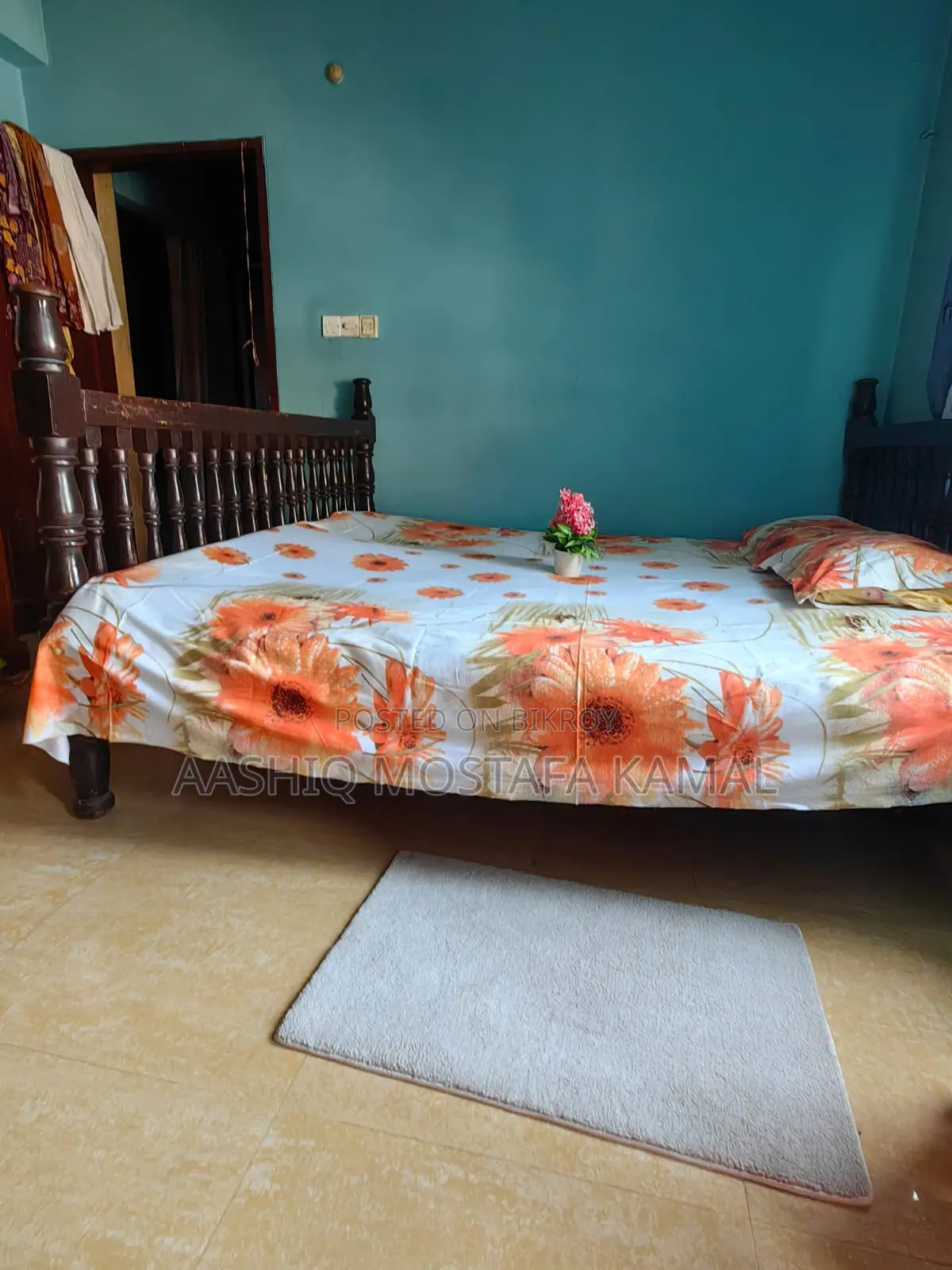 Teak Wood Bed 6'/7'