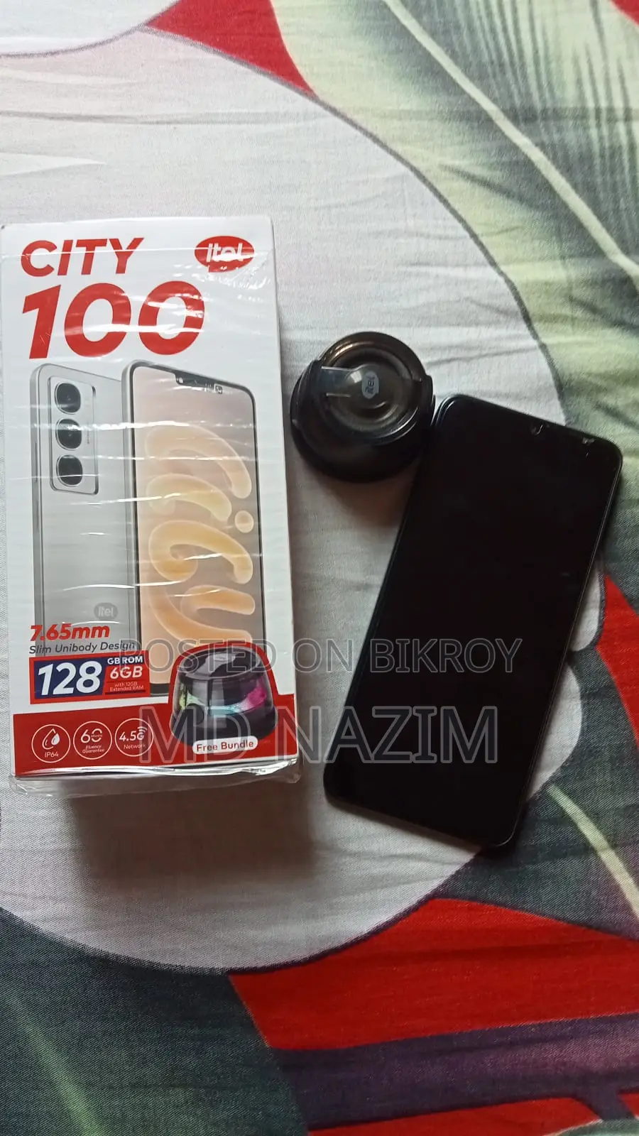 Itel CITY 100 RAM 6+12 GB, ROM 128 (Brand New)