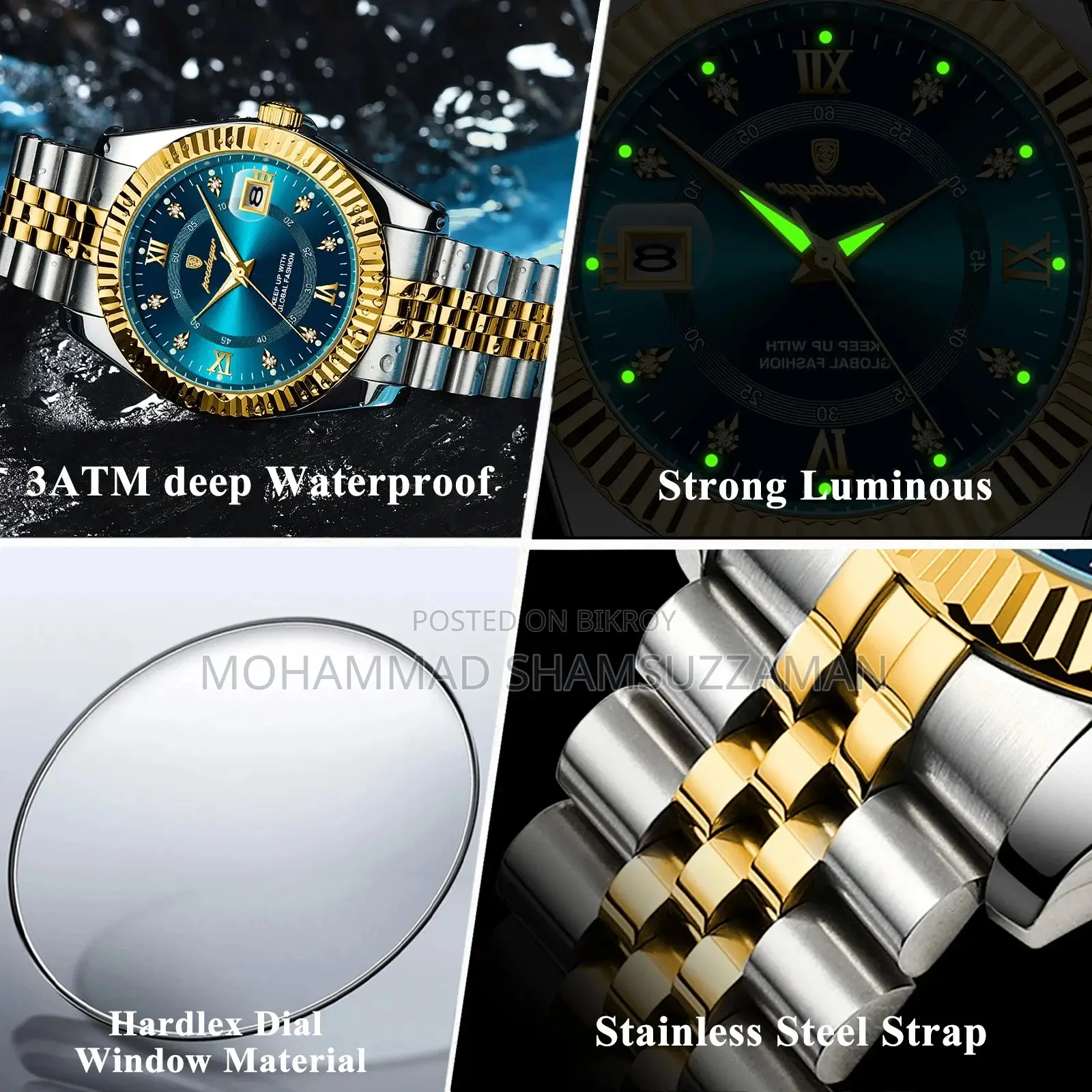 POEDAGAR 910 Luxury Watch