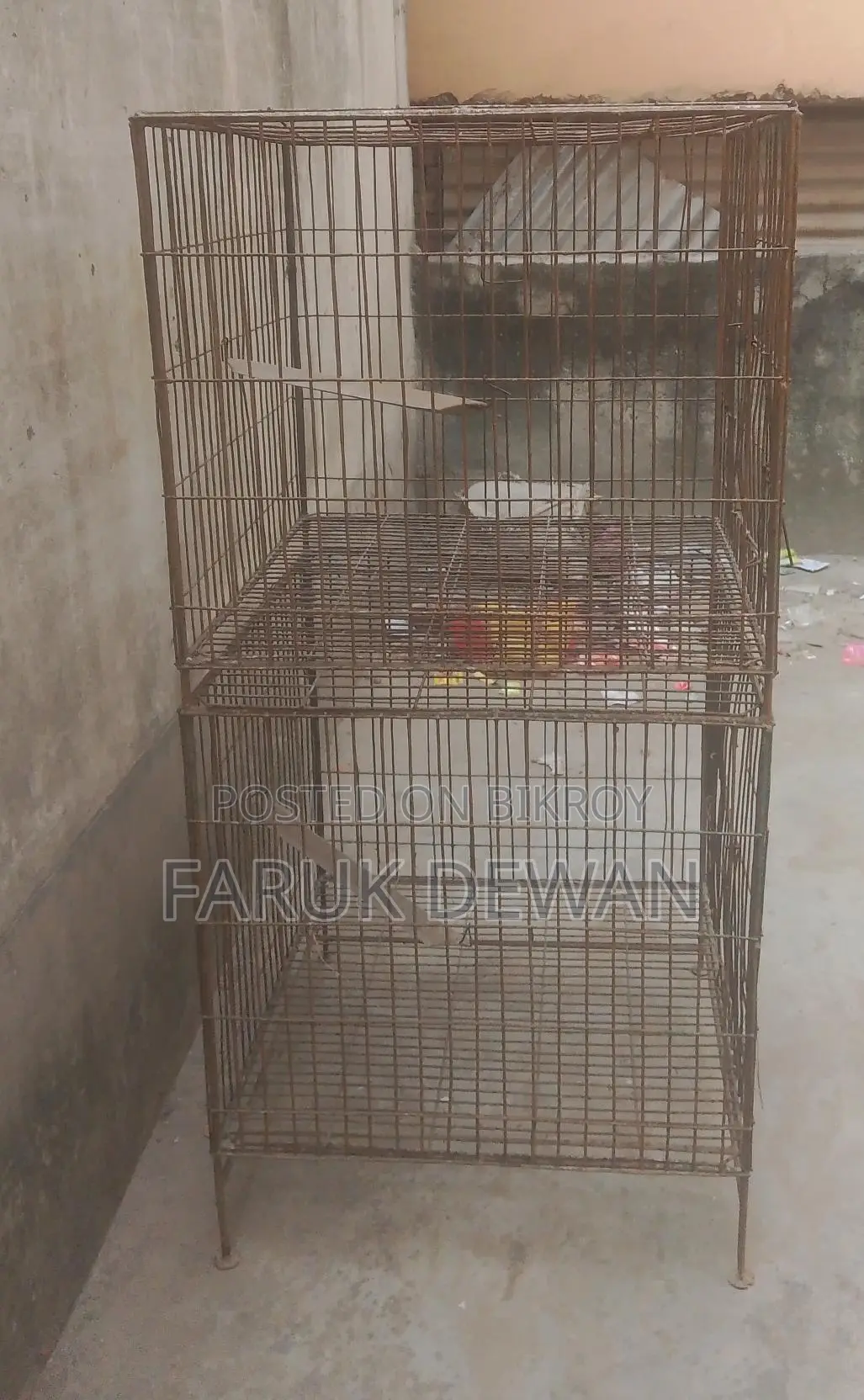 খাঁচা টি বিক্রি হবে, শক্ত এবং মজবুত কাঁচা