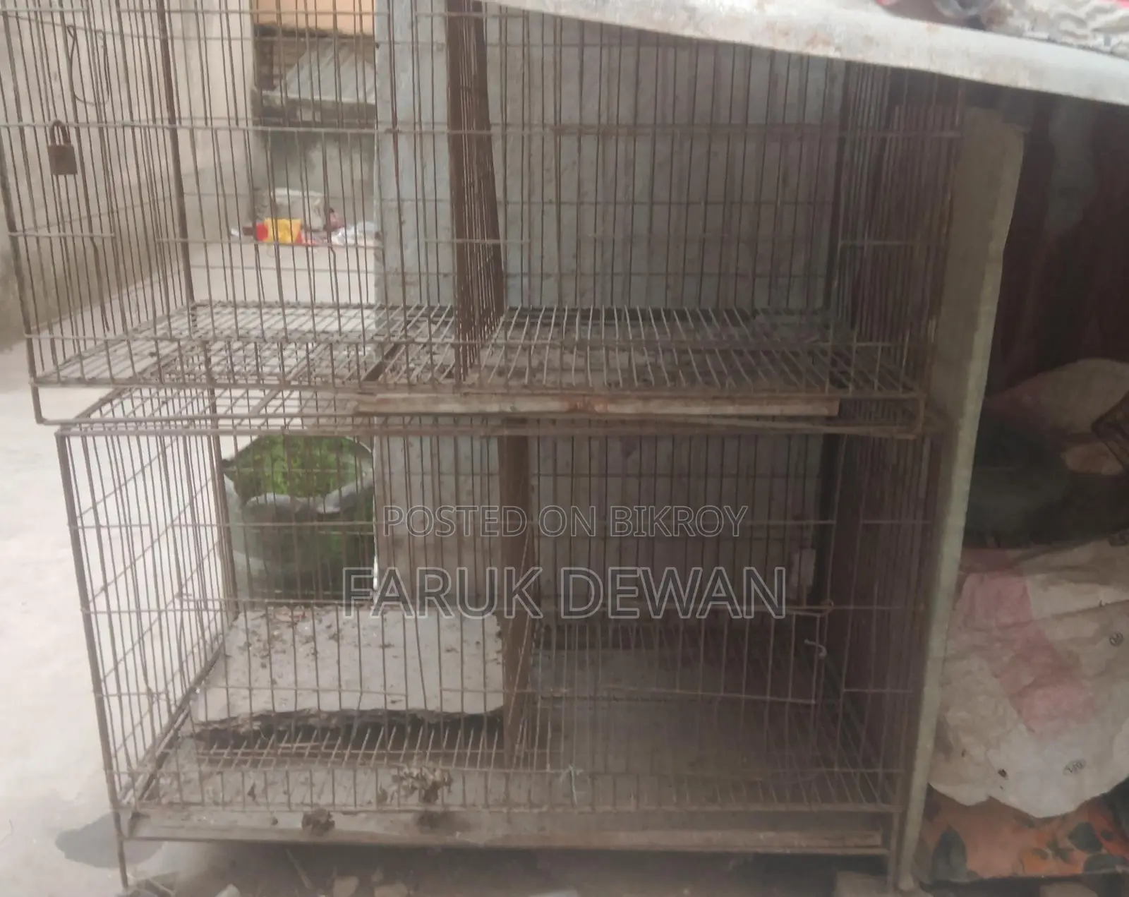 খাঁচা টি বিক্রি হবে, শক্ত এবং মজবুত কাঁচা