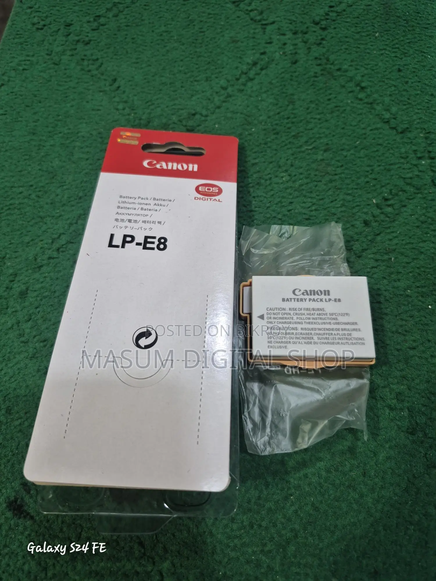 Canon Lp E8 battery