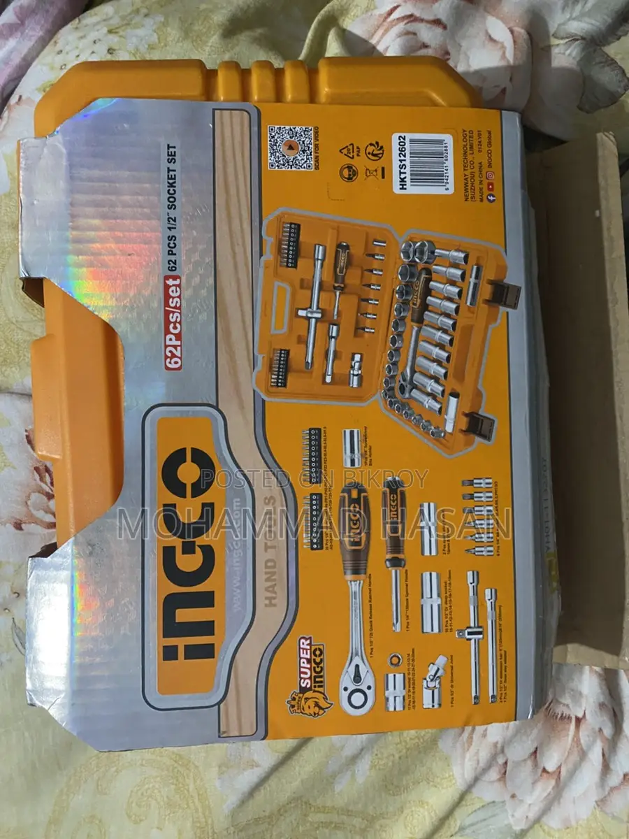 Brand New 62-Piece Socket Set from INGCO