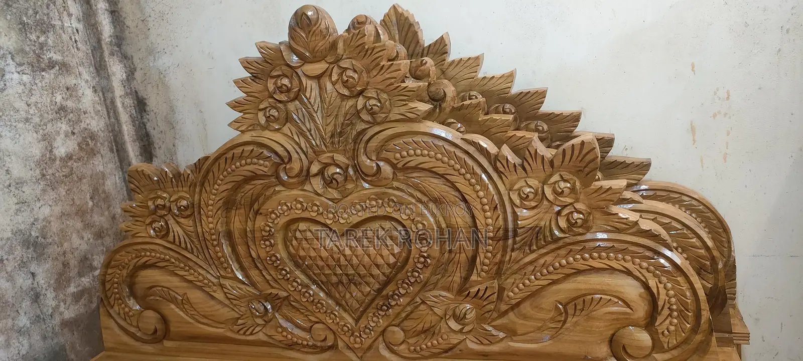 2" Original Akashmoni Wood Bed