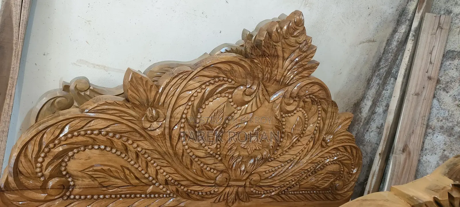 2" Original Akashmoni Wood Bed
