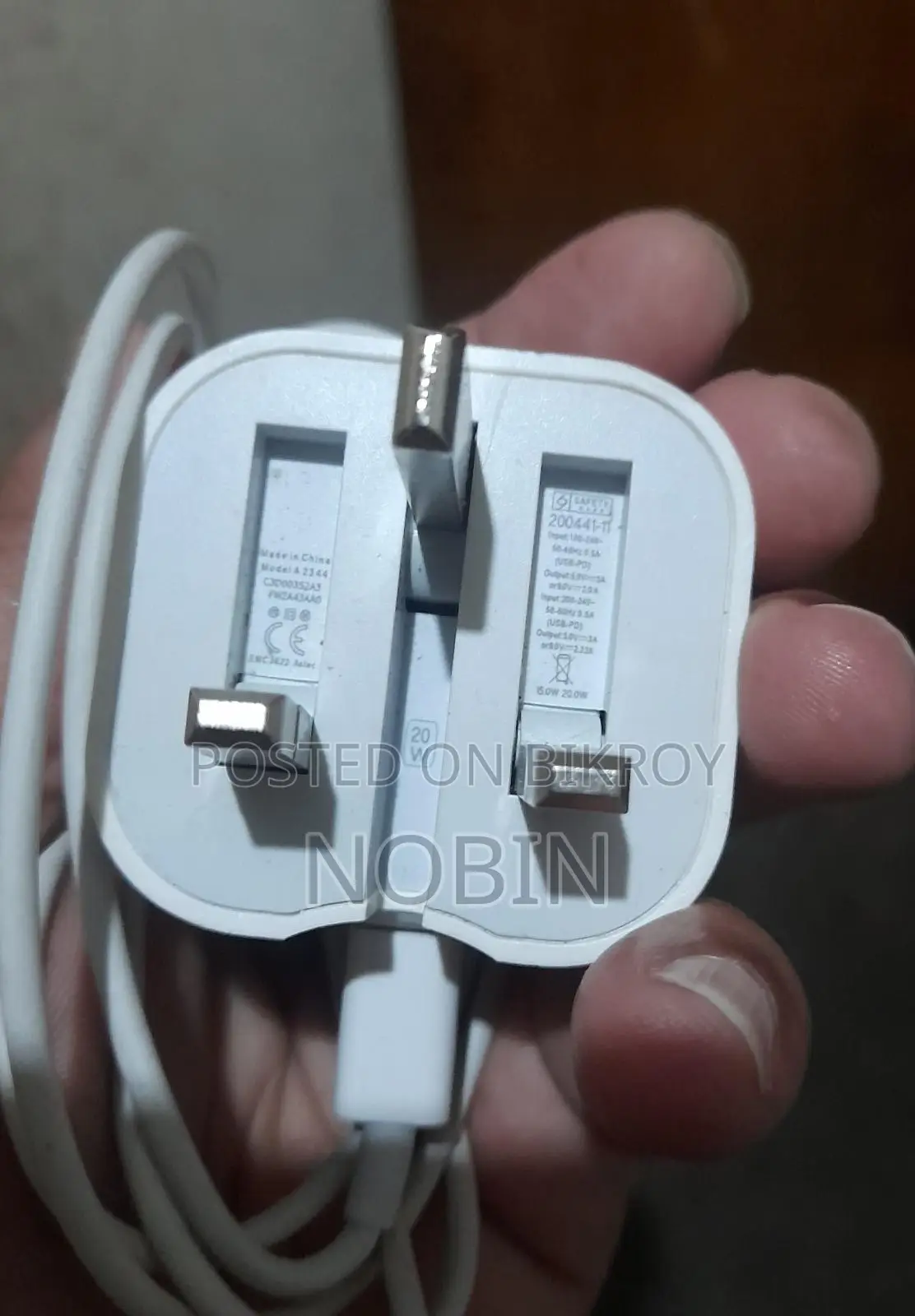 Apple Iphone 20w Original Charger