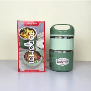 টেডেমি ডাবল লেয়ার স্টেইনলেস স্টিল লাঞ্চ বক্স | লিক প্রুফ টিফিন