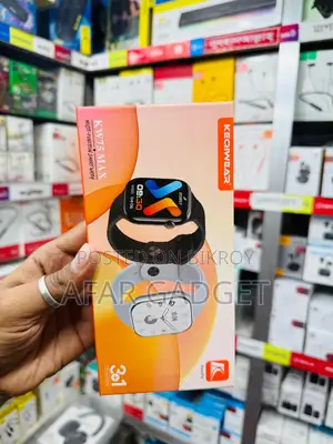 Keqiwear KW25 Max Smart Watch Full HD Display – 3 Straps Edition