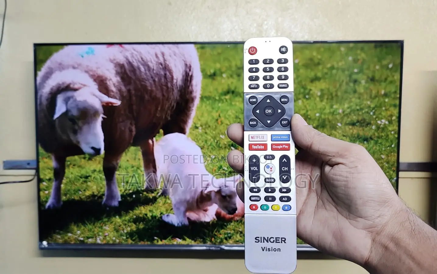 Vision-43" Inch Android 4K Frameless Voice Control Google Satisfied TV