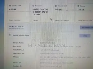 এই ল্যাপটপটি বিক্রি করা হবে। Model: The Hp 15s-du2061tu