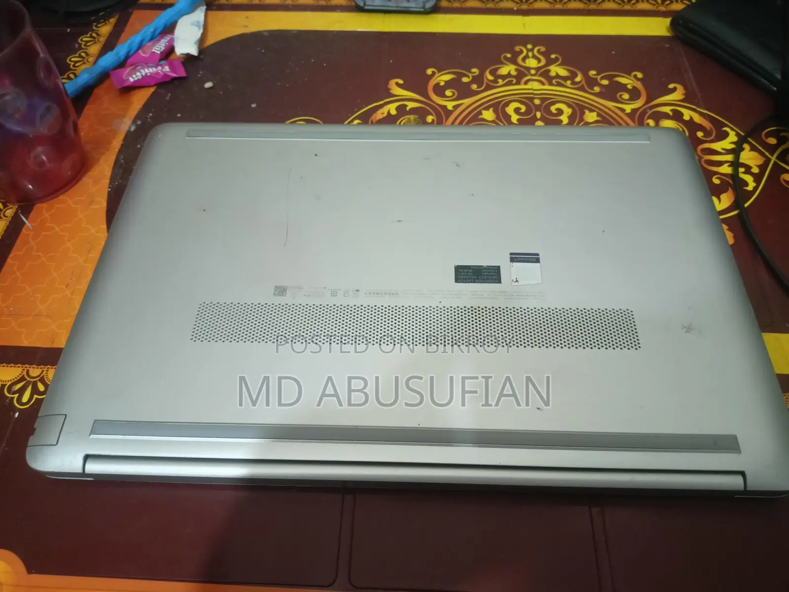 This laptop is for sale. Model: The HP 15s-du2061tu