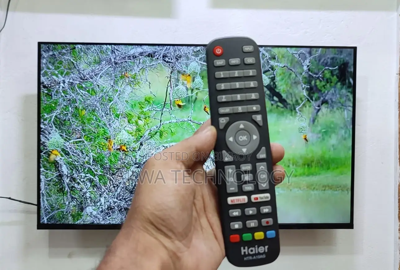Haier-43" Inch Android Frameless Voice Control 4k Support