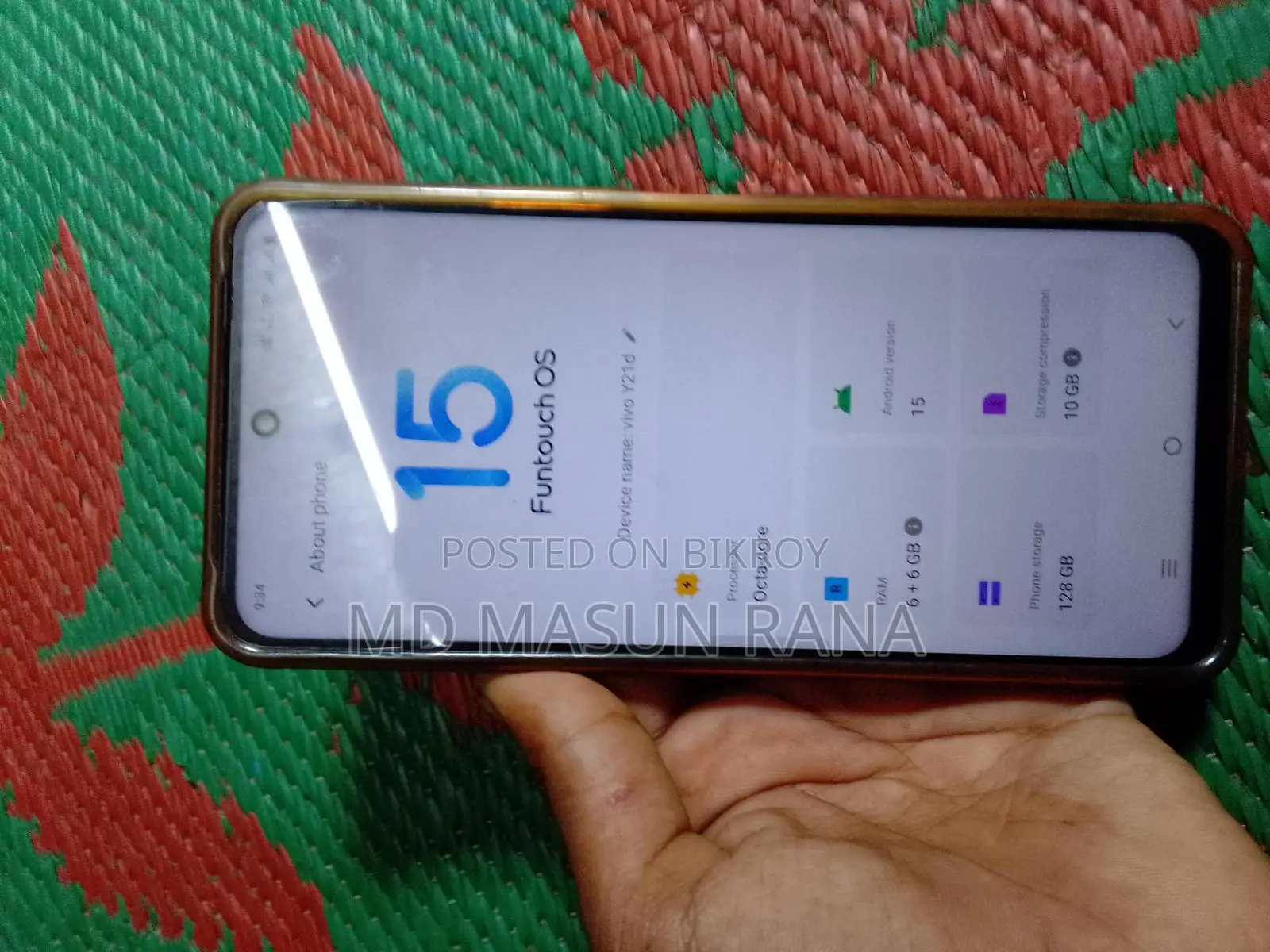 Vivo Y21L 6+128GB (Used)