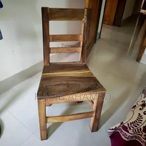 মজবুত কাঠের টেবিল ও চেয়ার