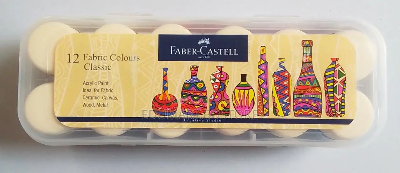 Faber-Castell Fabric Color Set – High Quality for Artists.
