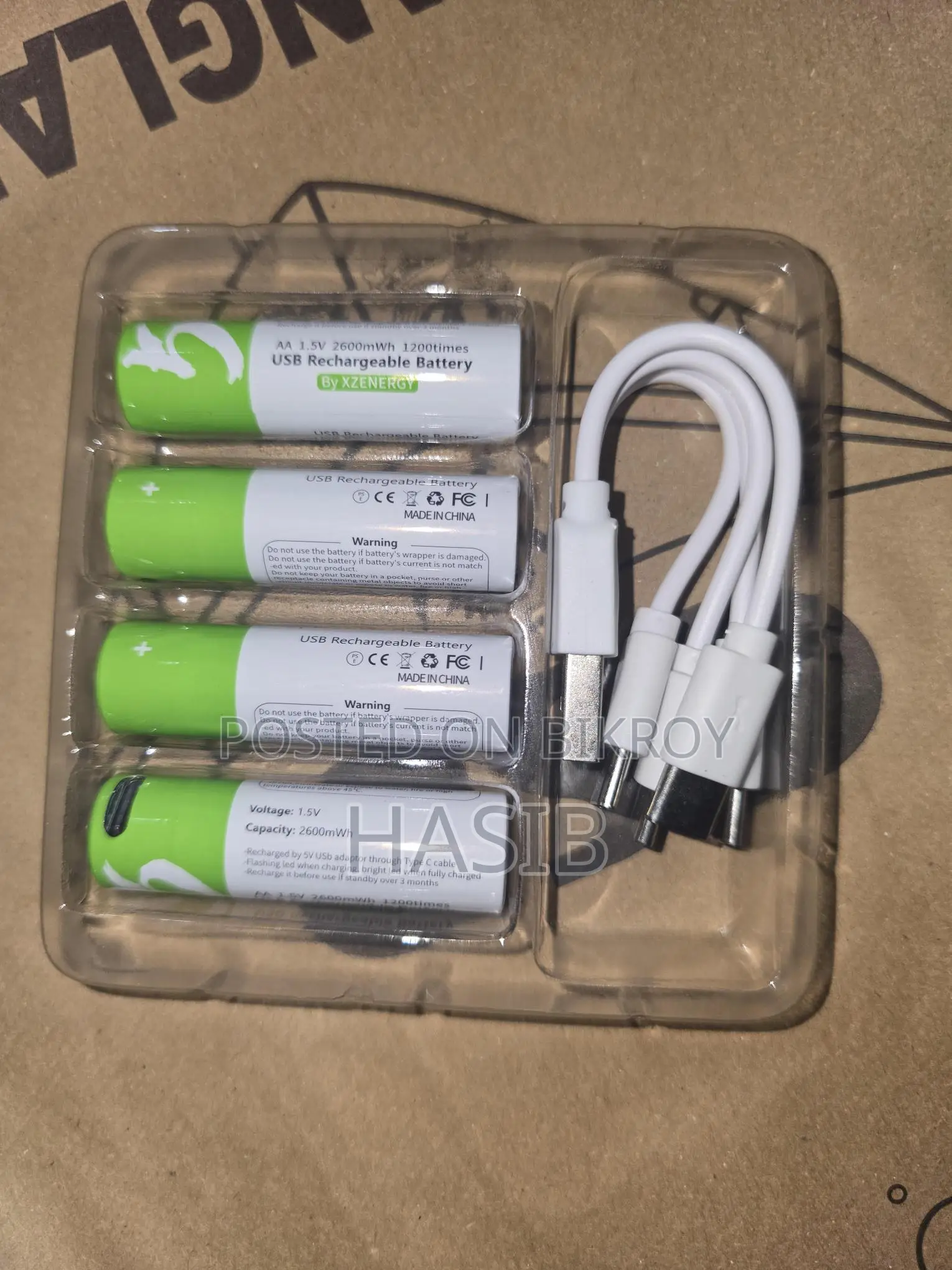 Aa 1.5v Rechargeable Battery