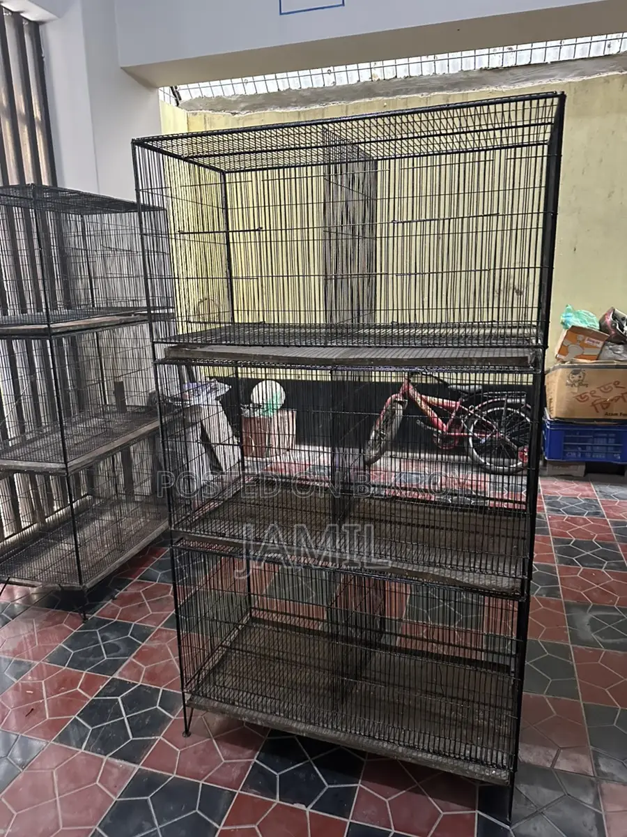 পাখির খাচা ৩ তলা ১৮x৩৬। ৬ খোপ