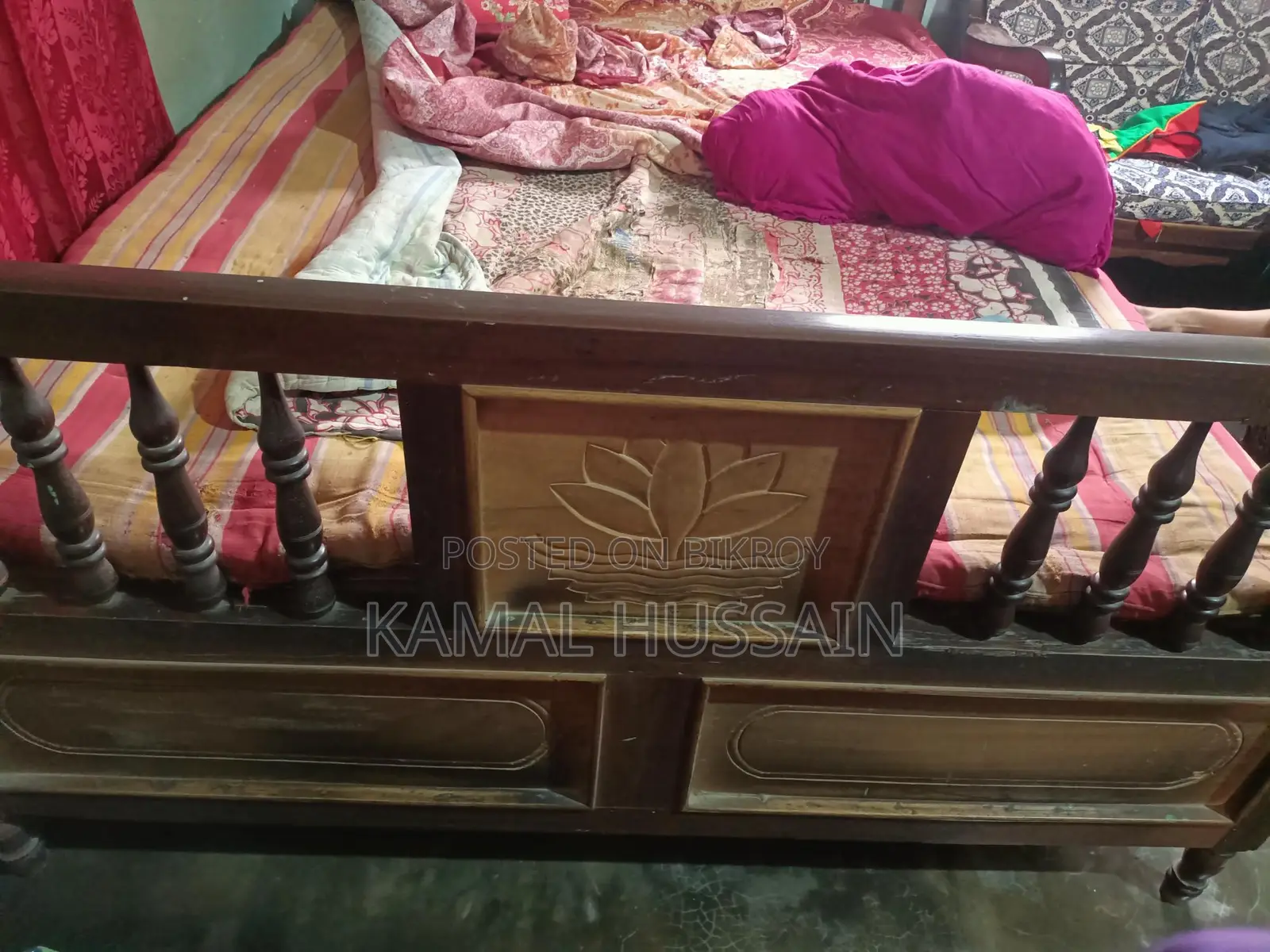 Korai Wood Bed 6x7 Feet