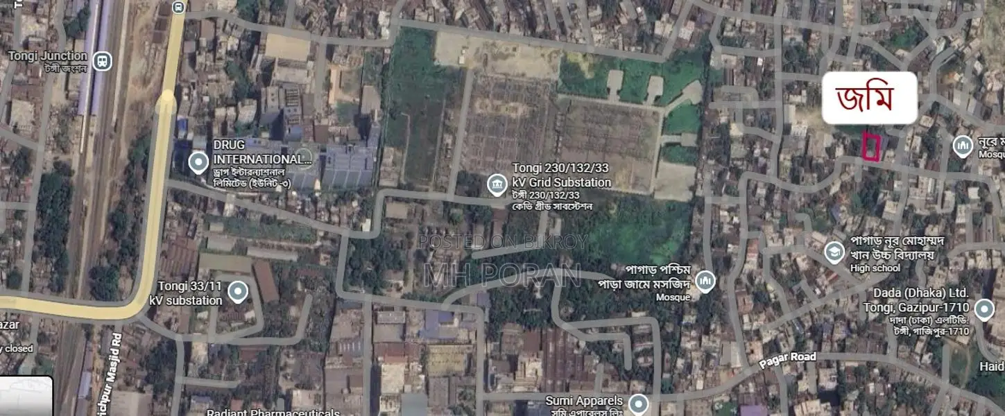 5.5 Katha residential land behind Tongi BSCIC Industrial Area